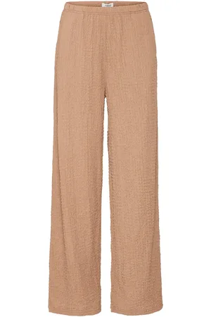 B YOUNG Byummi Pants - Bottoms Trousers Straight Leg Beige