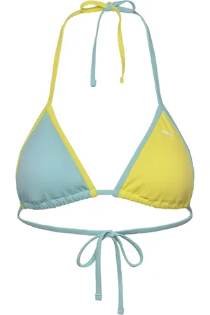 PUMA Women Triangle Top 1P Sport Bikinis Bikini Tops Triangle Bikinitops Yellow