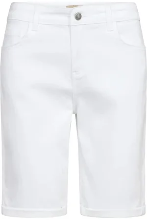 soyaconcept Sc-Nadira Bottoms Shorts Denim Shorts White