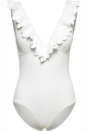 By Malina Justine Swimsuit Badedrakt Badetøy White