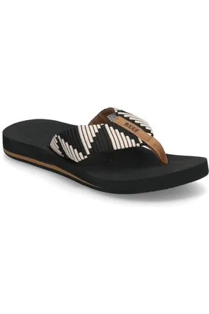 Reef Spring Woven Sport Women Sport Shoes Sport Flip Flops Black
