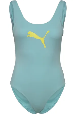 PUMA Women Swimsuit 1P Sport Swimsuits Blue