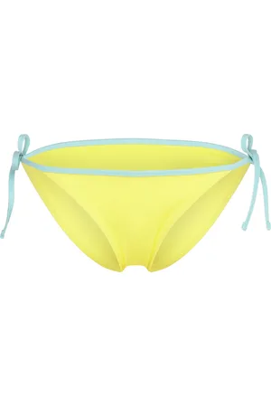 PUMA Women Side Tie Briefs 1P Sport Bikinis Bikini Bottoms Side-tie Bikinis Yellow