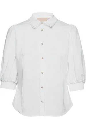 Karen by Simonsen Chillykb Blouse Tops Blouses Short-sleeved White