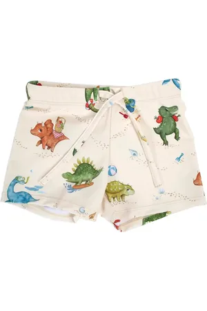 Filibabba Orla – Badeshorts 1-2 År – Dino Beach Badeshorts Cream