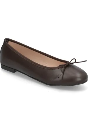 Bianco Biamadison Ballerina Smooth Leather Ballerinasko Ballerinaer Brown