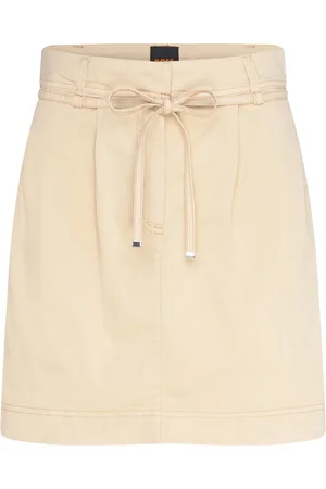 HUGO BOSS C_Varachute-D Skirts Short Skirts Beige
