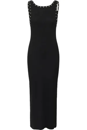 Gestuz Gzdrew Reversible Eyelet Dress Knelang Kjole Black