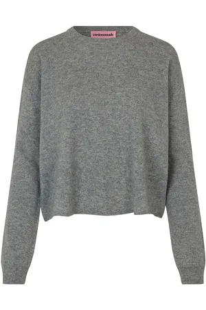 Custommade Trista Tops Knitwear Jumpers Grey