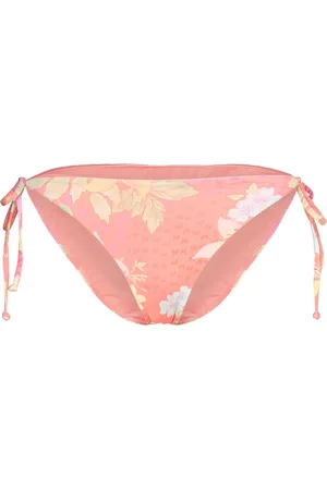 Billabong Crazy For Coral Tie Side Tropi Sport Women Sport Clothing Sport Swimwear Sport Bikinis Pink