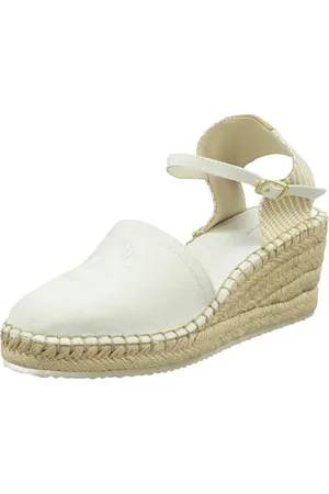 GANT Luliza Espadrille Sandal Med Hæl Espadrilles Cream