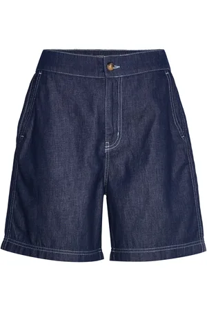 Mads Norgaard Air Denim Sui Short Bottoms Shorts Denim Shorts Navy
