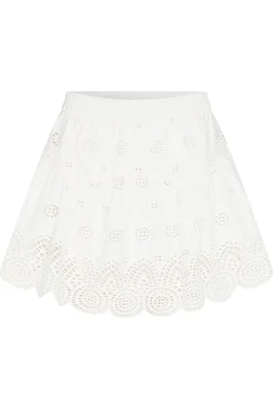 Sofie Schnoor Albertasw Skirt Skirts Short Skirts White