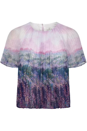 Ted Baker Aharra Tops Blouses Short-sleeved Pink