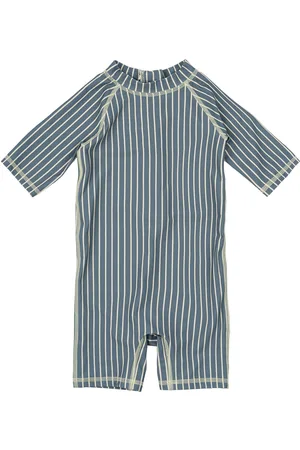 Petit Piao Swimjumpsuit Printed Badedrakt Badetøy Blue