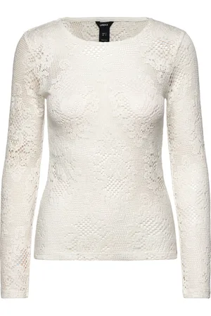 Lindex Top Lyla Tops T-shirts & Tops Long-sleeved White