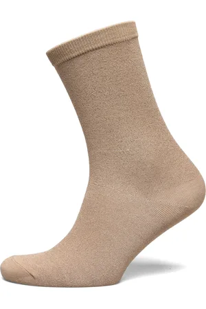 SELECTED Slfkim Sock Lingerie Socks Regular Socks Beige