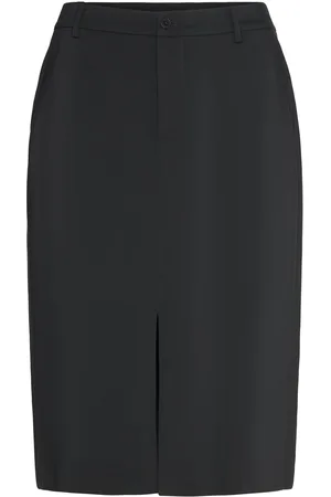 Ralph Lauren Stretch Cady Pencil Skirt Blyantskjørt Skjørt Black