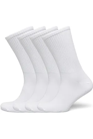 Lindex Sock 4 Pack Sporty Rib Lingerie Socks Regular Socks White