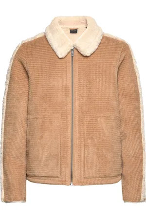 Daily paper Oluwa Fur Jacket Ulljakke Jakke Beige