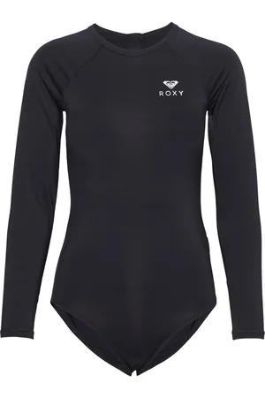 Roxy Essentials Sie Back Zip Sport Swimsuits Black