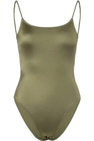 Roxy Brilho Piece Sport Sport Clothing Sport Swimwear Sport Swimsuits Khaki Green