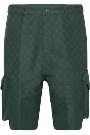 Daily paper Benji Monogram Cargo Shorts Designers Shorts Cargo Shorts Green