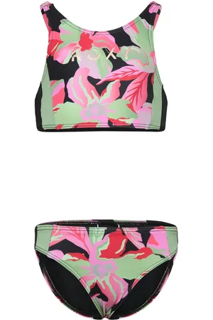 Roxy Active Rg Crop Top Set Badeshorts Multi/patterned