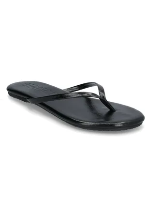 Bianco Biamexico Flip Flop Faux Leather Flip-flopper Sandaler Black