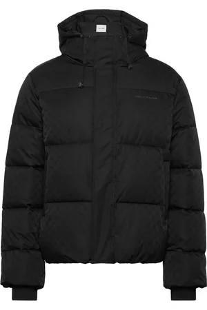 Daily paper Monogram Puffer Jacket Fôret Jakke Black