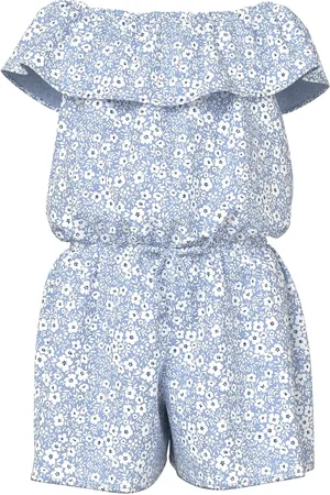 NAME IT Nkfvinaya Ss Playsuit Fffff Noos Jumpsuit Blue