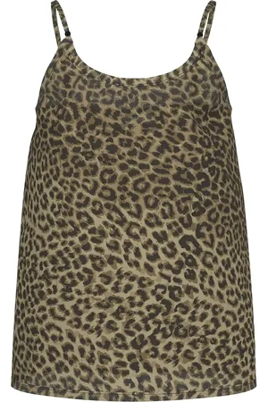 NAME IT Nkfvinaya Strap Top Tops T-shirts Sleeveless Beige