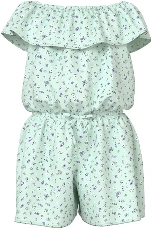 NAME IT Nkfvinaya Ss Playsuit Fffff Noos Jumpsuit Green