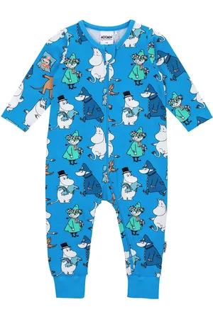 Mumin Pojkgäng Pyjamas Pyjamas Sie Jumpsuit Blue