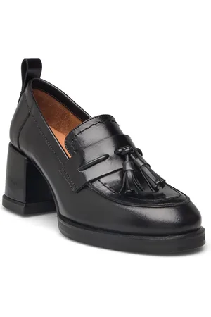 Billi Bi Shoes Shoes Heels Heeled Loafers Black