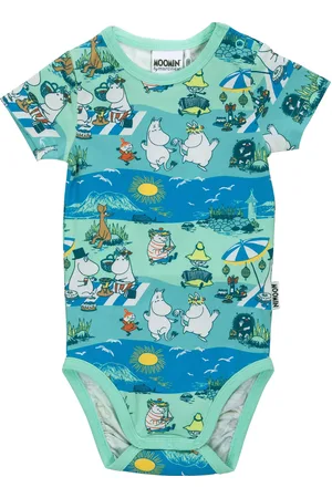 Mumin Stranddag Body Bodies Short-sleeved Blue
