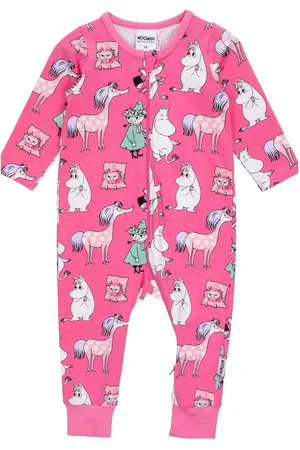 Mumin Tjejgäng Pyjamas Pyjamas Sie Jumpsuit Pink