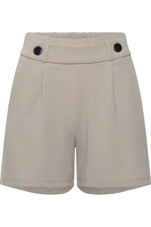 JDY Geggo Shorts Jrs Bottoms Shorts Casual Shorts Beige