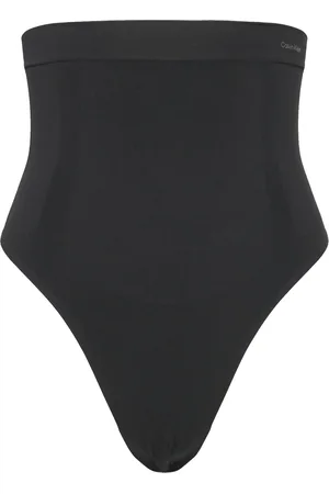 Calvin Klein Extra Firm Seamless Thong Stringtruse Undertøy Black