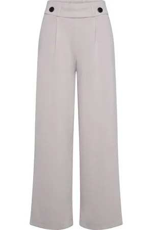 JDY Geggo Life New Long Pant Jrs Noos Bottoms Trousers Suitpants Beige