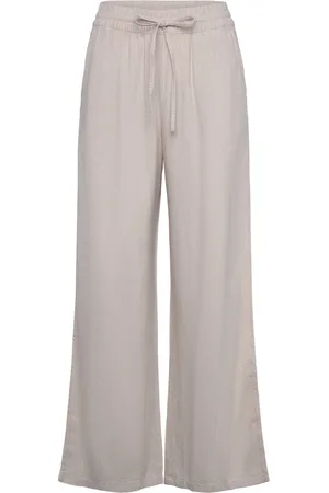 JDY Say Hw Linen Wide Pant Wvn Noos Bottoms Trousers Linen Trousers Beige