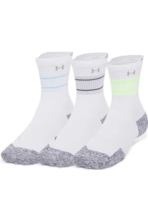 Under Armour Ua Velociti Run Cush 3P Crew Sport Women Sport Clothing Sport Socks White