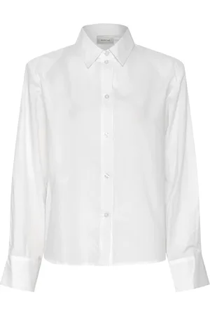 Gestuz Cymagz Ls Shirt Tops Shirts Long-sleeved White