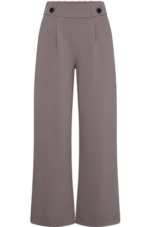 JDY Geggo Life New Long Pant Jrs Noos Bottoms Trousers Suitpants Beige