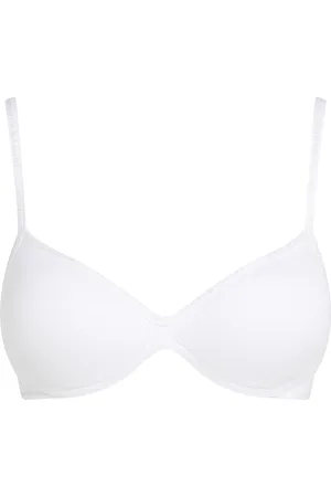 Tommy Hilfiger Wireless Push Up Bra Lingerie Bras & Tops Push Up Bras White