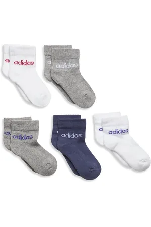 adidas Kids Lin Ank 5P Sport Socks & Tights Socks Grey