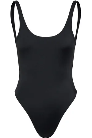 Weekday Low Back Scoop Neck Swimsuit Badedrakt Badetøy Black