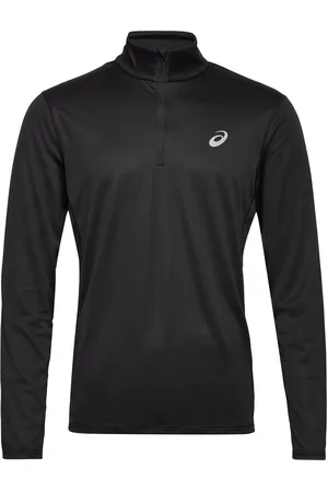 Asics Core Ls 1/2 Zip Top Sport T-shirts Long-sleeved Black