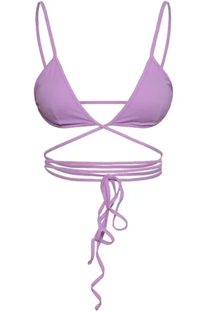 Weekday Bikini Top Swimwear Bikinis Bikini Tops Triangle Bikinitops Purple