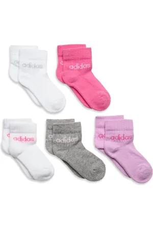 adidas Kids Lin Ank 5P Sport Socks & Tights Socks White